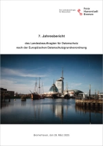 Deckblatt des 7. Jahresberichtes Datenschutz