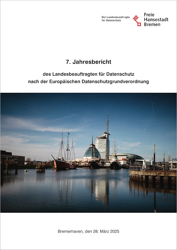 Deckblatt des 7. Jahresberichtes Datenschutz